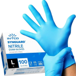 Gants jetables gants médicaux jetables en nitrile M-XL 100
